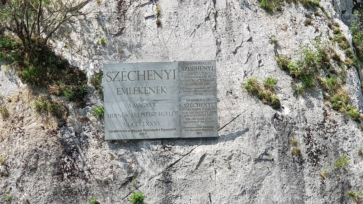 Bánság | Kazán-szoros Széchenyi-emléktábla