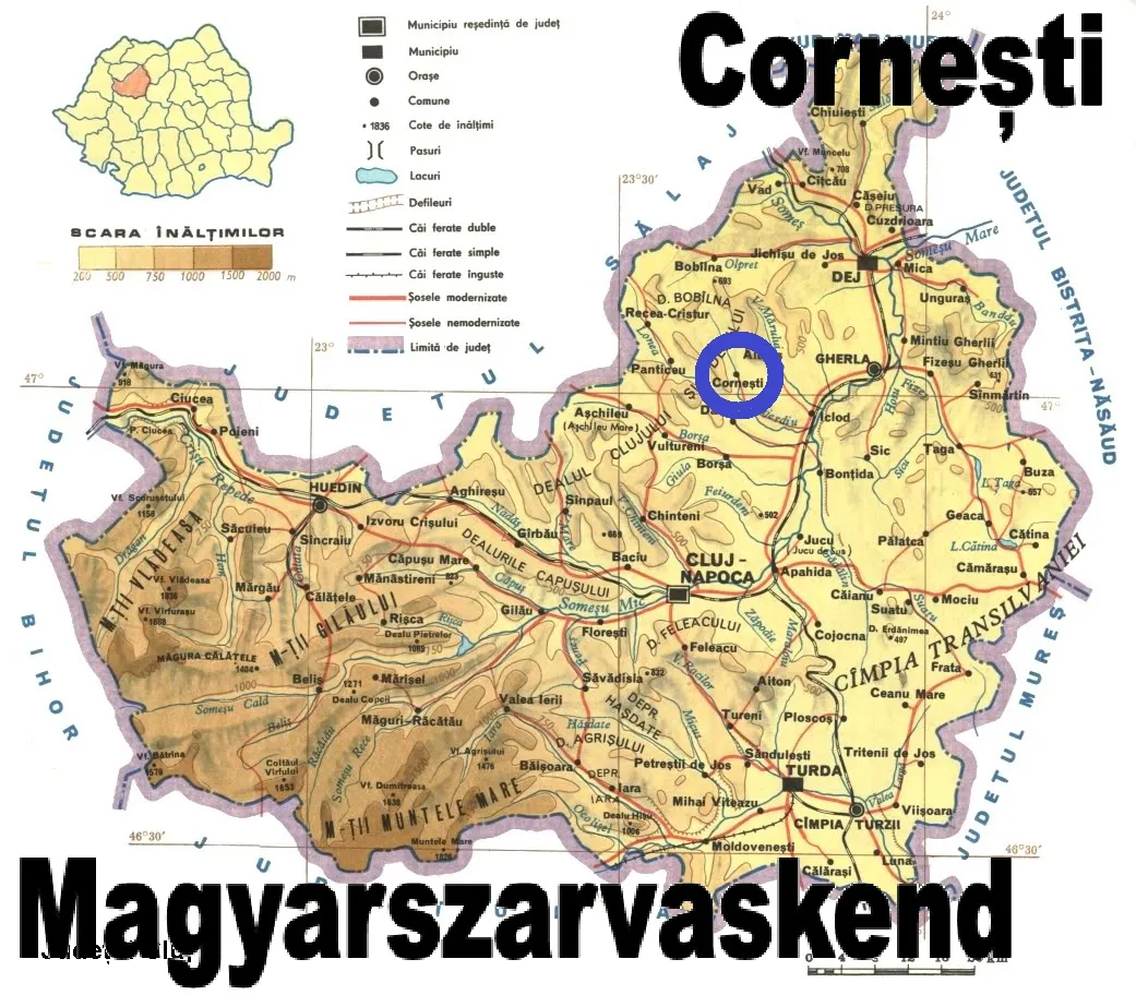 Magyarszarvaskend (Sinfalva) turisztikai térképe - szállás Magyarszarvaskend (Sinfalva) turisztikai térképe - szállás