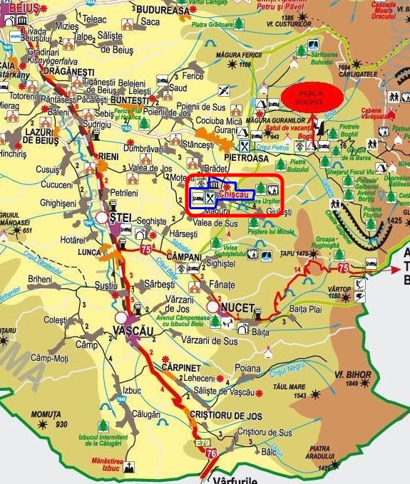 Medve-barlang - Kiskoh turisztikai térképe - szállás Medve-barlang - Kiskoh turisztikai térképe - szállás