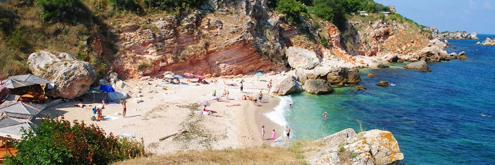 Tengerpart Fekete Tenger - homokos strand Vama Veche